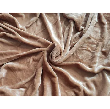 Bytový textil Prostěradlo micro oříšková 90x200x25 cm