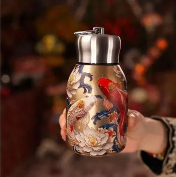 Termohrnek Stylový nerezový termohrnek 300ml | cestovní nádobí - Y14 , 300ml