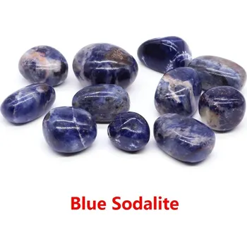 Leštěné kameny | dekorační minerály - Modrý sodalit , 200 g