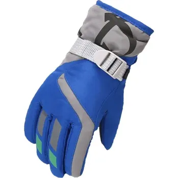 Rukavice Teplé dětské lyžařské rukavice s protiskluzem | zimní doplňky 2 ks - barva2