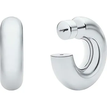 Módní doplněk Minimalistické kruhové náušnice z mosazi MKJ842200040 Michael Kors