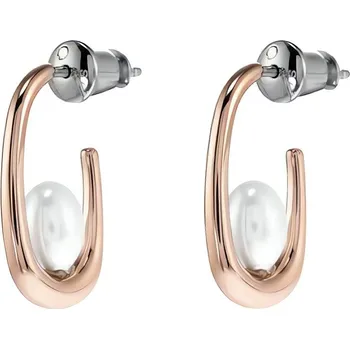 Náušnice Půvabné pozlacené náušnice s pravými perlami Agnethe SKJ1747791 Skagen