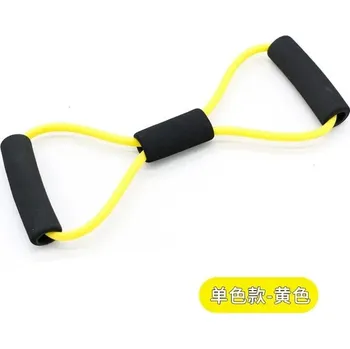 Odporová guma ve tvaru 8 pro domácí cvičení | cvičební pomůcka - Černá Žlutá