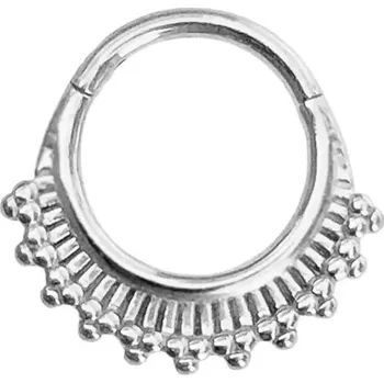 Piercing Elegantní kroužek do nosu | šperk do nosu - Style9Stříbrná , 16G 1,2x8mm