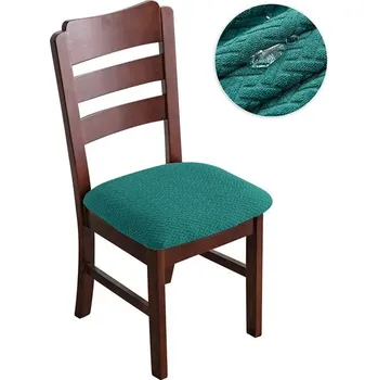 Potah na židli Voděodolný elastický potah na židli | bytový textil - Styl 2 - Zelená , 8 ks