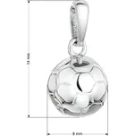 Stříbrný přívěsek Fotbalový míč 64013 Evolution Group