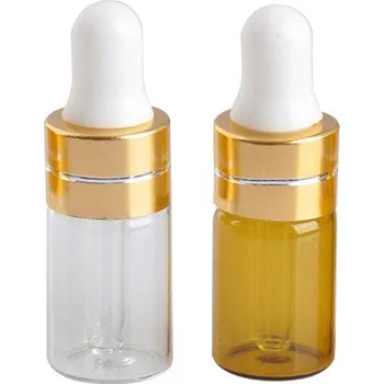 Lahvička na parfém | skleněná lahvička s kapátkem, 3-5 ml