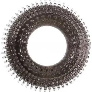 Šedý erekční kroužek se stimulačními výstupky