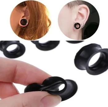 Piercing Tunely z chirurgické oceli s přívěskem 10mm | plugy do ucha 2 ks - N09 , 16mm