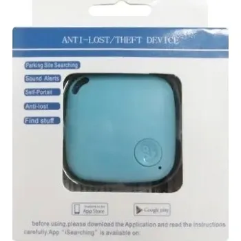 Lokátor Mini chytrý Bluetooth lokátor s GPS 5.0 | sledovací zařízení - Modrý