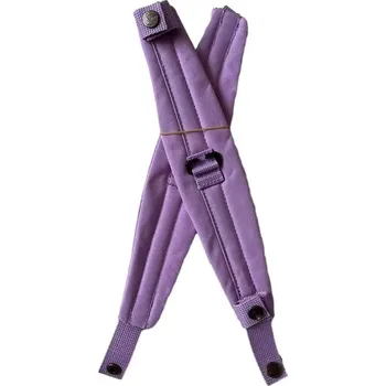 turistický batoh 2 ks Nylonový popruh na batoh s polstrováním | doplněk batohu - fialová