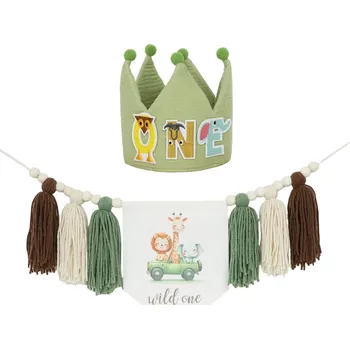 Party dekorace Růžová party dekorace na židli | ozdoba - zelené auto