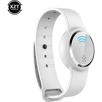 Repelent Ultrazvukový náramek proti komárům voděodolný | odpuzovač komárů - Bílé stříbro