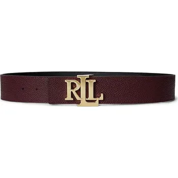Opasek Oboustranný kožený pásek Lauren Ralph Lauren 412P06813 burgundské 93X, vel. S