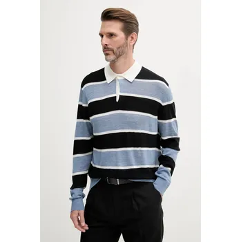 Dámský svetr Vlněný svetr Armani Exchange XM000683.AF12929 modrá 95X, vel. XXL