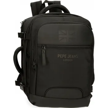 Městský batoh JOUMMA BAGS Cestovní batoh Pepe Jeans Bromley černý – kabinový, s USB portem, 7062841