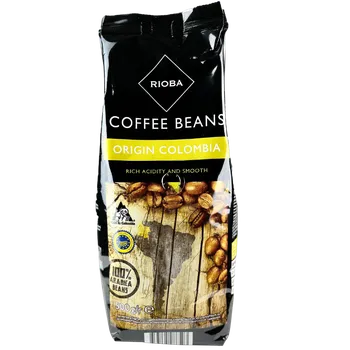Rioba Columbia zrnková káva 500g