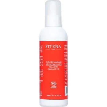 Masážní přípravek Masážní relaxační olej Fitena 200 ml