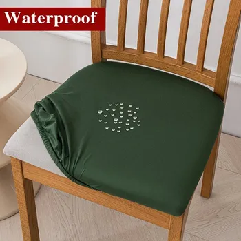 Potah na židli Voděodolný elastický potah na židli | bytový textil - armádní zelená , 1 kus