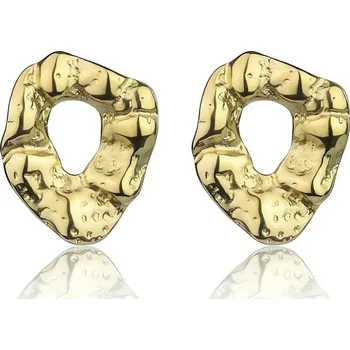 Náušnice Designové pozlacené náušnice Haisley Gold Earrings MCE24014G Marc Malone
