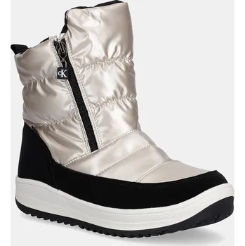 Dívčí zimní obuv Dětské zimní boty Calvin Klein Jeans V3A5.83140.35.39 béžová 01X, EUR 36