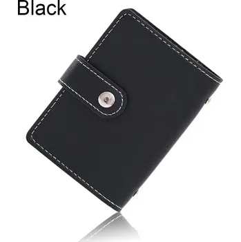 Peněženka Stylová RFID dámská peněženka s 26 přihrádkami | pouzdro na karty - černý