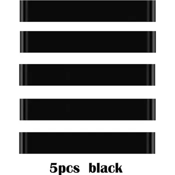 Pětibarevná odporová fitness guma | cvičební pás - 5 KS - černá