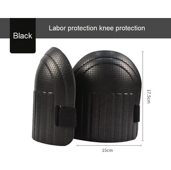 Chránič kolene 2 ks Ochranné nákoleníky pro práci na zemi | chrániče kolen, pracovní pomůcky - černý