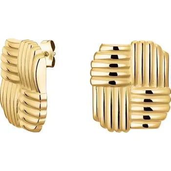 Náušnice Módní pozlacené visací náušnice JETEG-J967 Rosefield