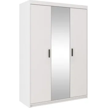 Ložnice Falco Šatní skříň Enja 3D se zrcadlem, bílá