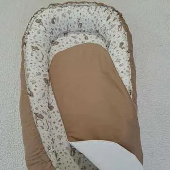 Hnízdečko pro miminko Pro útulný domov Podložka do hnízdečka Hnědá