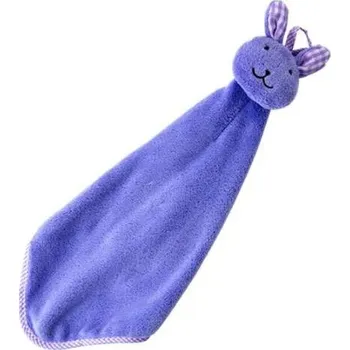 Malý ručník | dětský ručník, styl králík - Fialová