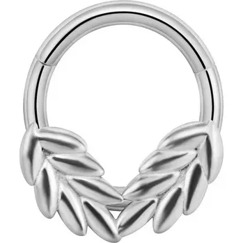 Piercing Elegantní kroužek do nosu | šperk do nosu - Styl11Stříbrná , 16G 1,2x10mm