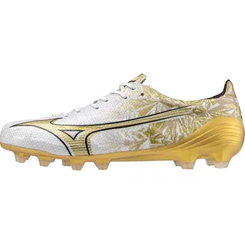 Kopačky Pánské fotbalové lisovky MIZUNO ? JAPAN MD / White/GE Gold/Black Velikost: 38.5/5.5