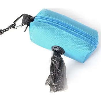 sáček na exkrement Praktický držák na sáčky pro psy | psí doplněk, zásobník na sáčky - Světle modrá
