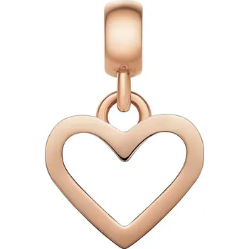 Přívěsek Srdíčkový přívěsek z pozlacené oceli Charms DW00400428 Daniel Wellington