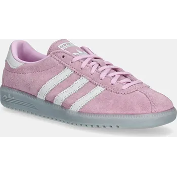 Dámské tenisky Semišové tenisky adidas Originals Bermuda JI2660 růžová 30X, EUR 37 1/3