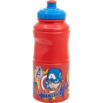 Láhev STOR Dětská sportovní láhev Avengers Bombers Easy Hold 380 ml, 80155