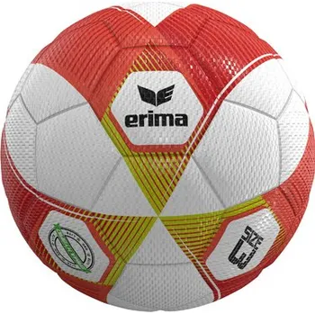 Fotbalový míč Fotbalový míč erima hybrid lite 290, fiery-coral/lime