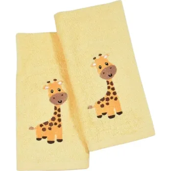 Dětský ručník LILI 30x50 cm žlutý