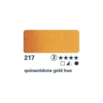 Výtvarná barva Akvarelová barva Horadam 15ml – 217 quinacridone gold hue