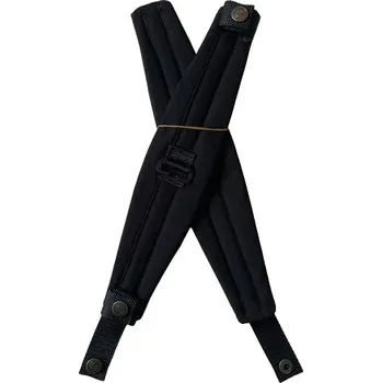 turistický batoh 2 ks Nylonový popruh na batoh s polstrováním | doplněk batohu - černý