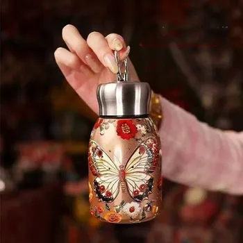 Termohrnek Stylový nerezový termohrnek 300ml | cestovní nádobí - styl 3 , 300ml