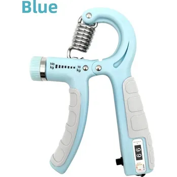 Posilovač zápěstí a prstů nastavitelný 5-60kg | expander grip - modrá