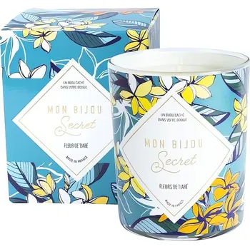 Svíčka Vonná svíčka 40h se šperkem Květina Tiare CCOM100 Troli