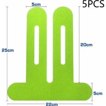 Voděodolná kineziologická tejpovací páska na koleno | sportovní bandáž - 5 ks zelené