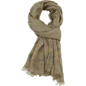 Šála Luxusní pánská pruhovaná zimní šála | doplňky - Khaki