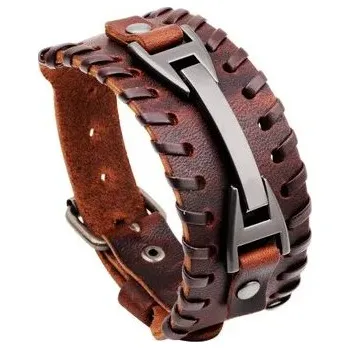 Náramek Kožený náramek strom života | pánský doplněk - 21