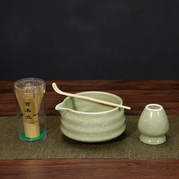 Keramická miska na matcha čaj | miska na polévku - 4 ks - Matcha Green