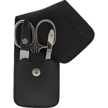 Manikúrová cestovní sada 3 dílná černá Pfeilring Solingen